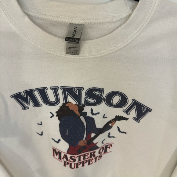 Stranger Things Eddie Munson Sweatshirt Adult Small - Picture 2 of 3